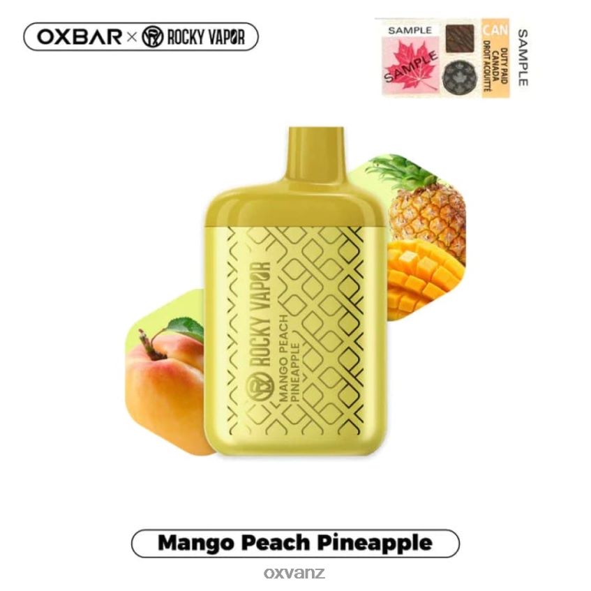 OXVA New Zealand - L0N0ZV32 MANGO PEACH PINEAPPLE OXVA OXBAR 4500