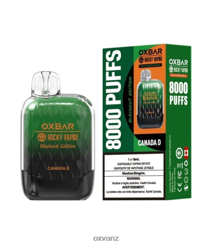 OXVA Auckland - L0N0ZV45 CANADA D OXVA OXBAR G8000