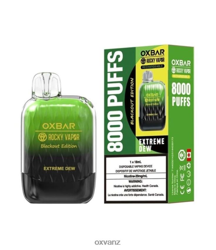 OXVA NZ - L0N0ZV43 EXTREME DEW OXVA OXBAR G8000