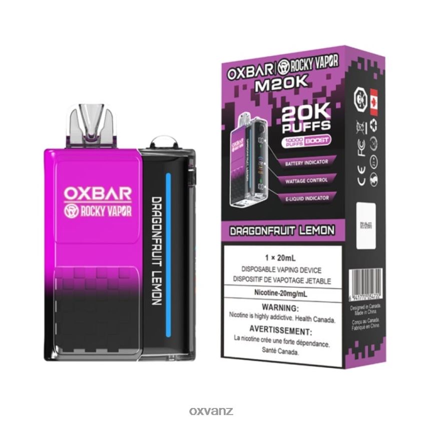 OXVA Wellington - L0N0ZV4 DRAGONFRUIT LEMON OXVA OXBAR M20K