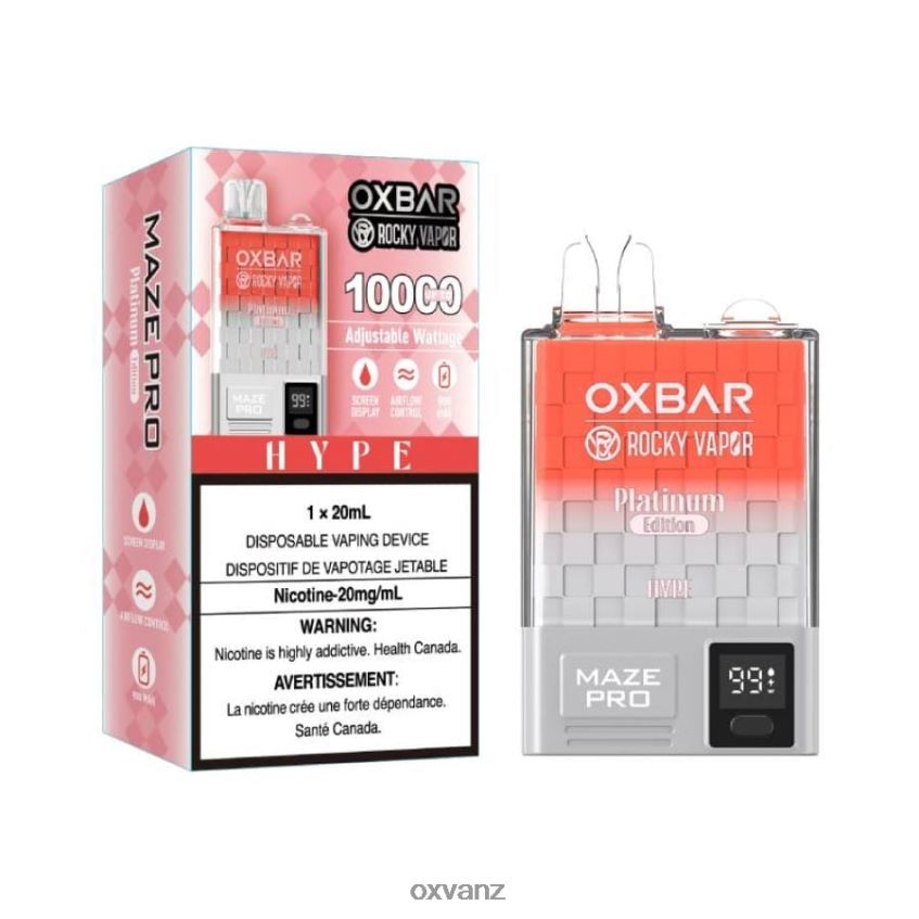 OXVA Vape Pod - L0N0ZV17 HYPE OXVA OXBAR MAZE PRO 10000
