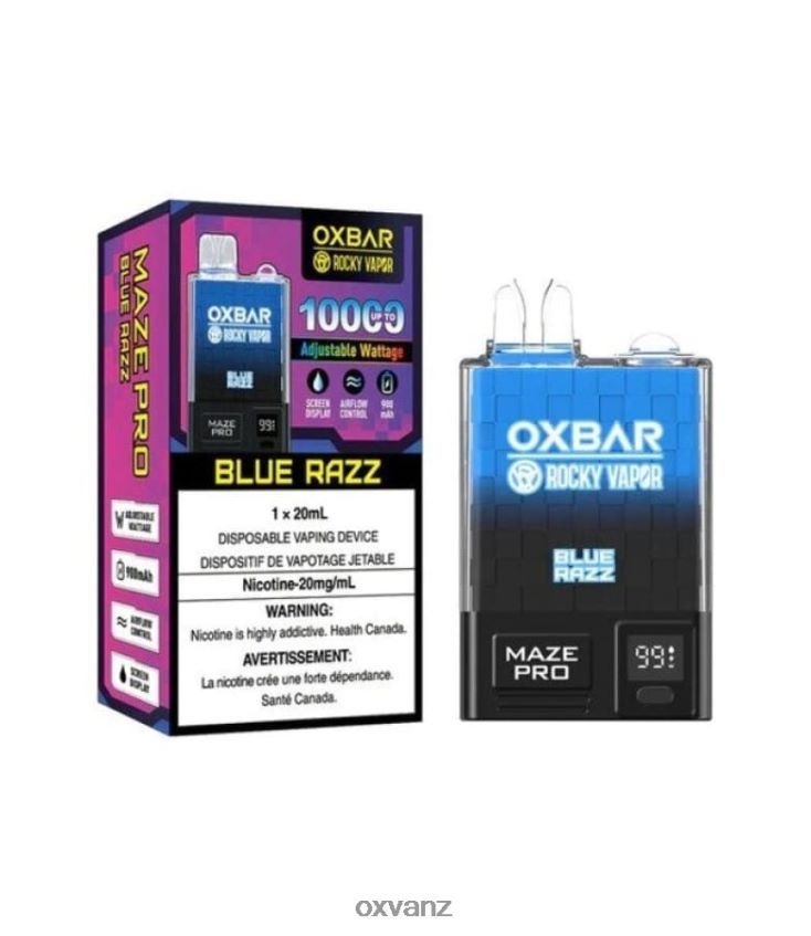 OXVA Vape Price - L0N0ZV26 BLUE RAZZ OXVA OXBAR MAZE PRO 10000