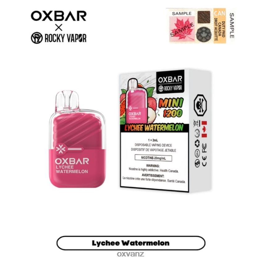OXVA Vape NZ - L0N0ZV21 LYCHEE WATERMELON OXVA OXBAR MINI 1200