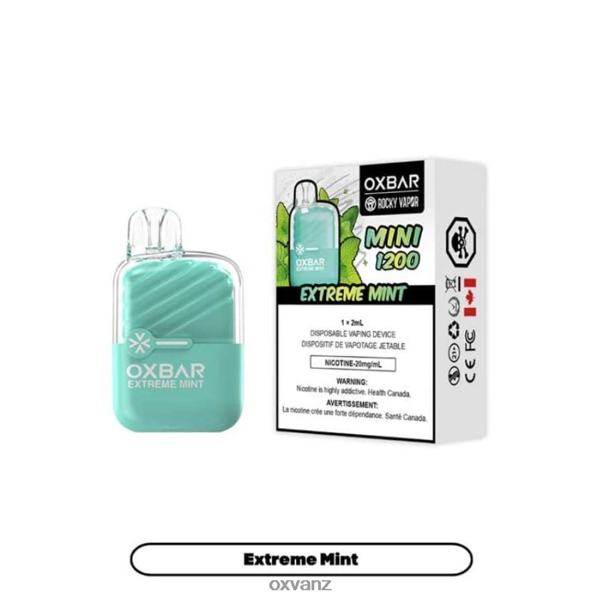 OXVA Vape Shop - L0N0ZV8 EXTREME MINT OXVA OXBAR MINI 1200