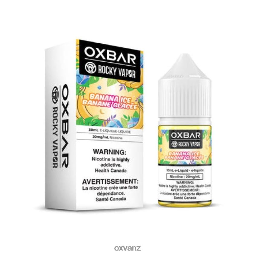 OXVA Auckland - L0N0ZV55 BANANA ICE OXVA OXBAR 30ML SALT NIC