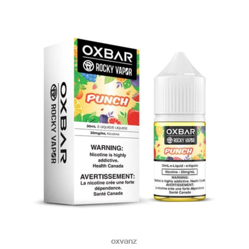 OXVA NZ - L0N0ZV53 PUNCH OXVA OXBAR 30ML SALT NIC