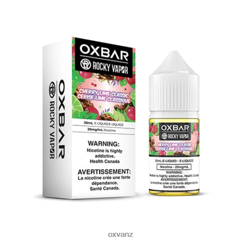 OXVA Vape Flavours - L0N0ZV49 CHERRY LIME CLASSIC OXVA OXBAR 30ML SALT NIC