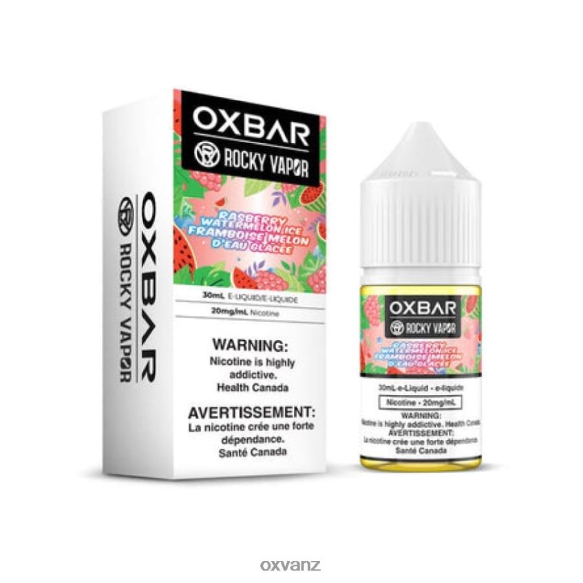 OXVA Vape Flavours - L0N0ZV59 RASPBERRY WATERMELON ICE OXVA OXBAR 30ML SALT NIC
