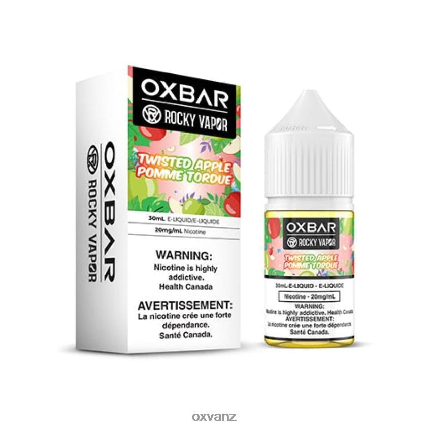 OXVA Vape NZ - L0N0ZV51 TWISTED APPLE OXVA OXBAR 30ML SALT NIC