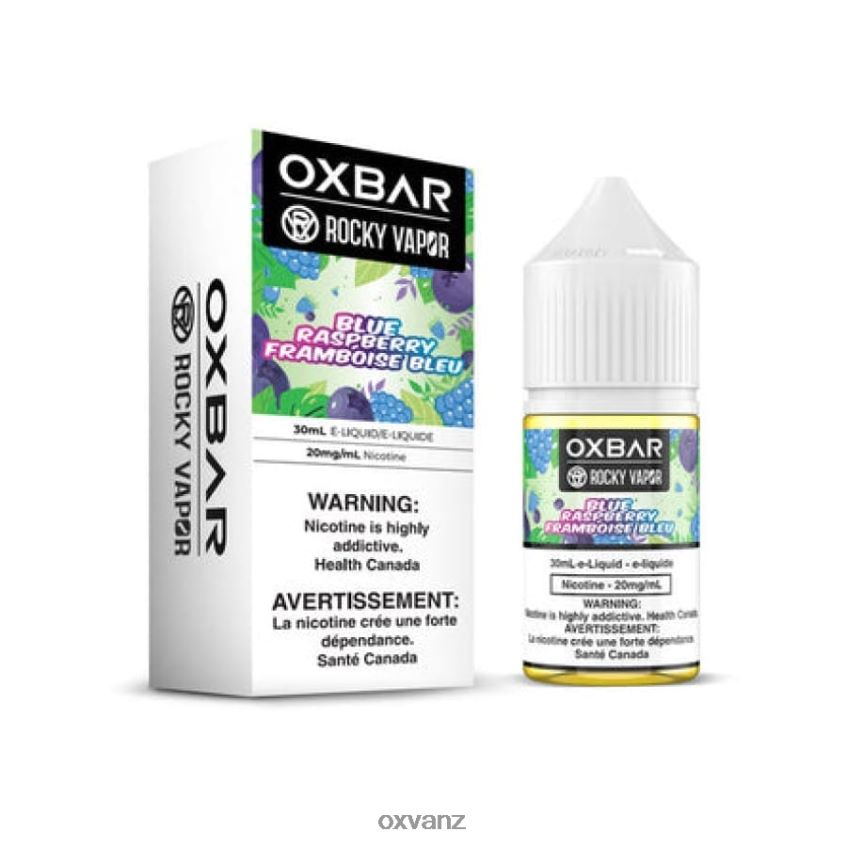 OXVA Vape NZ - L0N0ZV61 BLUE RASPBERRY OXVA OXBAR 30ML SALT NIC