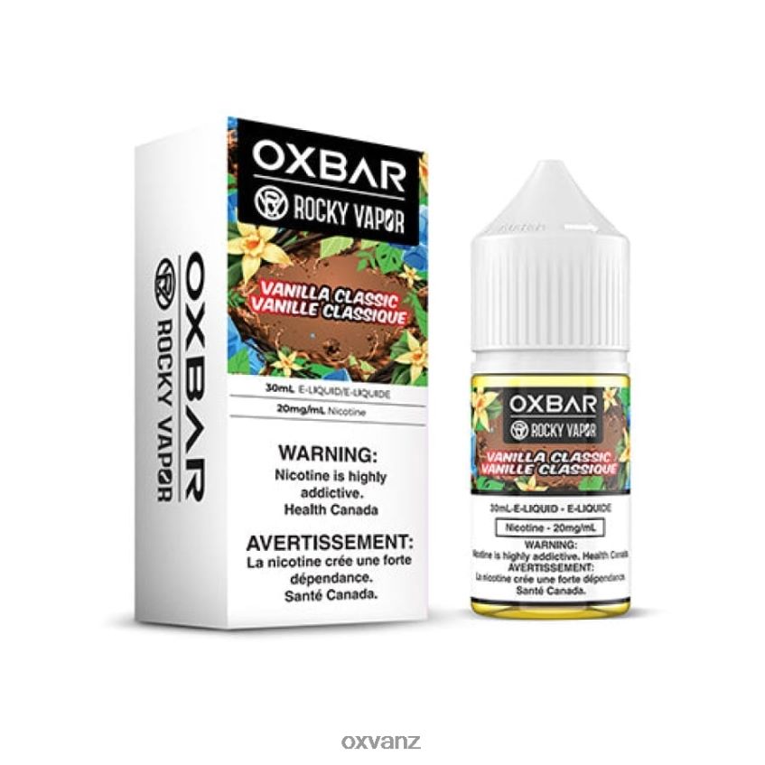 OXVA Vape Sale - L0N0ZV50 VANILLA CLASSIC OXVA OXBAR 30ML SALT NIC