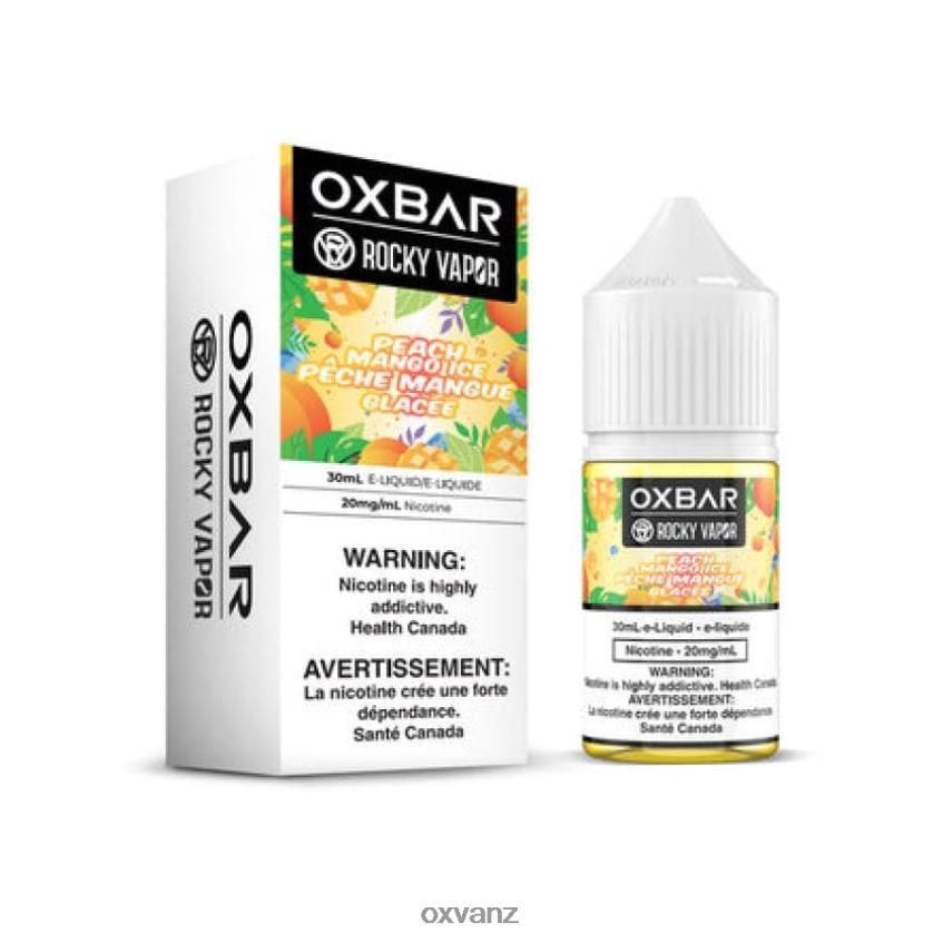 OXVA Vape Shop - L0N0ZV58 PEACH MANGO ICE OXVA OXBAR 30ML SALT NIC