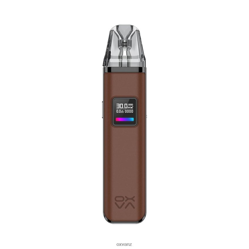 OXVA Auckland - L0N0ZV65 BROWN LEATHER OXVA XLIM PRO KIT