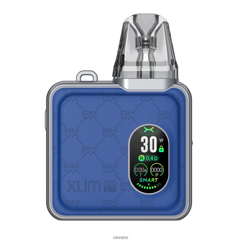 OXVA Vape Pod - L0N0ZV87 BLUE LEATHER OXVA XLIM SQ PRO KIT