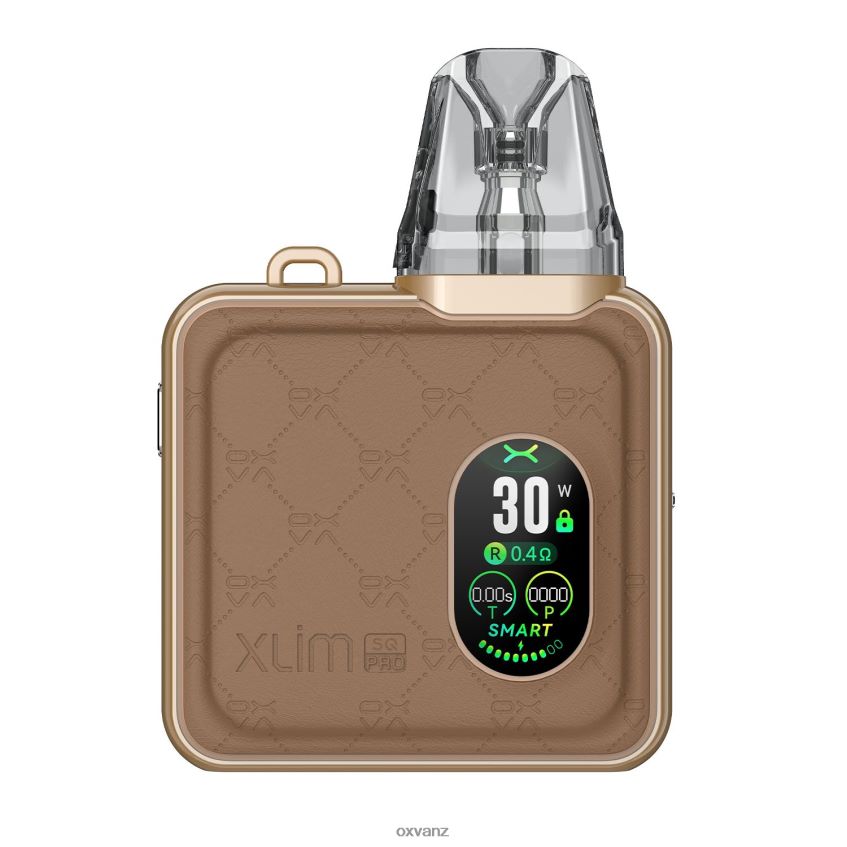 OXVA Vape Shop - L0N0ZV88 BROWN LEATHER OXVA XLIM SQ PRO KIT