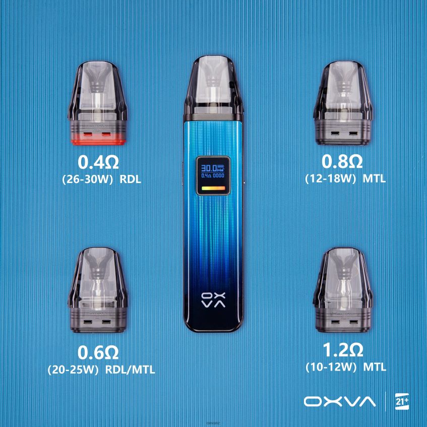 OXVA NZ - L0N0ZV83 GREY OXVA XLIM V3 CARTRIDGE TOP FILL