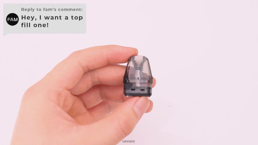OXVA NZ - L0N0ZV83 GREY OXVA XLIM V3 CARTRIDGE TOP FILL